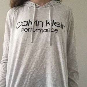 🤍Calvin Klein Light Gray athletic hoodie!🤍 SALE!